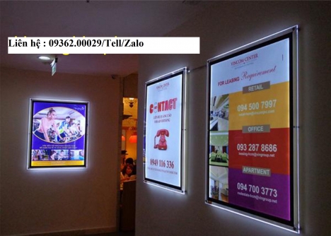 Biển hộp đèn siêu mỏng- Nhận làm theo yêu cầu với giá rẻ- Hàng đang khuyến mãi