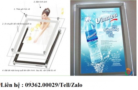 Biển hộp đèn siêu mỏng- Nhận làm theo yêu cầu với giá rẻ- Hàng đang khuyến mãi