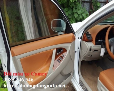 Đổi màu taplo, vô lăng, ghế, cánh cửa TOYOTA CAMRY