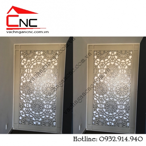 Vách ngăn cnc gỗ trang trí nội thất ở Nguyễn Văn Bứa, Hoocmon