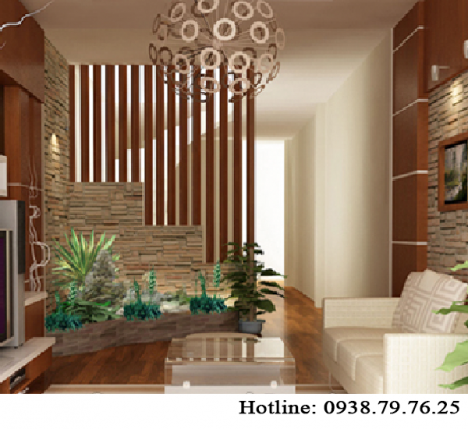 Xu hướng hiện đại với lam gỗ trang trí phòng khách