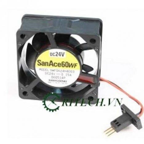 Chuyên cung cấp QUẠT SANACE60WF MODEL 9WF0624H4D03 ĐIỆN ÁP 24V DC KÍCH THƯỚC 60×60×25MM chất lượng c