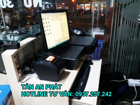 Bán máy tính tiền trọn bộ cho salon tóc, tiệm nail, spa tại Trà Vinh