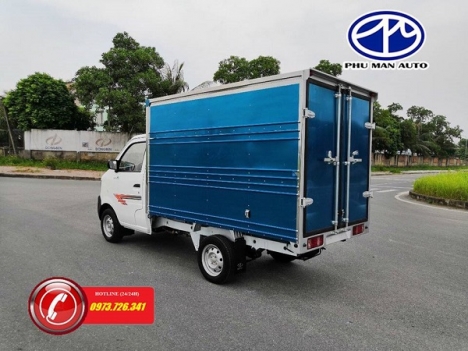 Xe tải nhẹ Dongben 770kg thùng kín đời 2019.