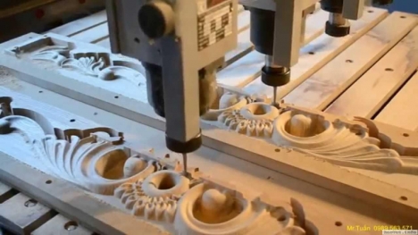 Dịch vụ gia công cắt khắc cnc gỗ 2d, 3d giá rẻ
