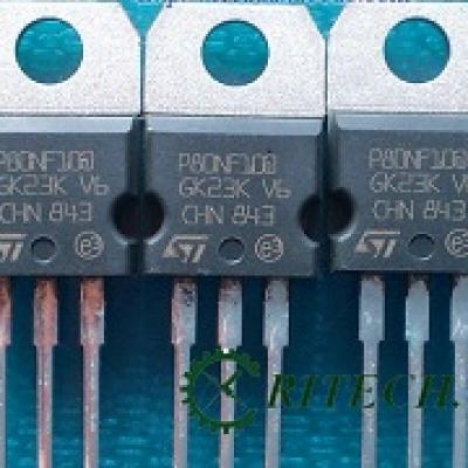 Chuyên cung cấp P80NF10, STP80NF10 MOSFET KÊNH N 80A100V TO-220 chất lượng cao