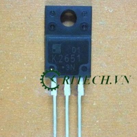 Chuyên cung cấp K2651, 2SK2651 MOSFET KÊNH N 6A 900V TO-220 giá rẻ