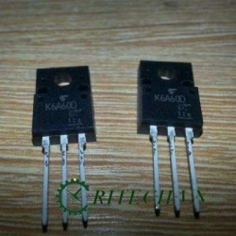 Chuyên cung cấp K6A60D, TK6A60D MOSFET KÊNH N 6A 600V TO-220F chính hãng