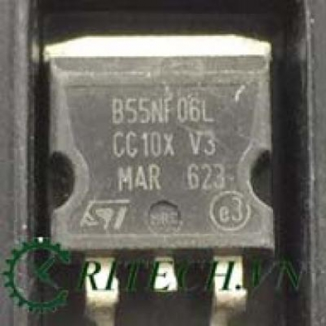 Chuyên cung cấp STB55NF06L, B55NF06L, 55NF06 MOSFET KÊNH N 55A 60V TO-263 chất lượng cao