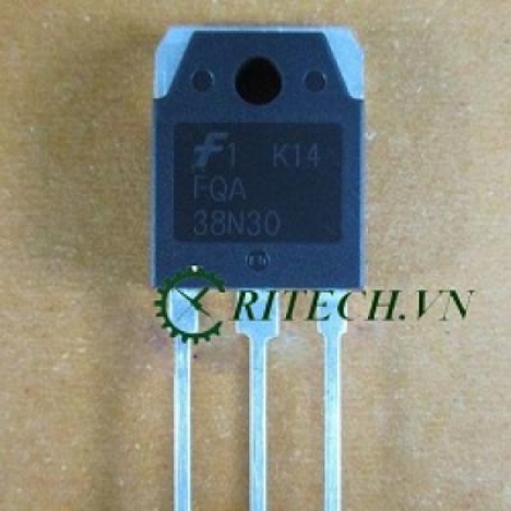Chuyên cung cấp FQA38N30, 38N30 MOSFET KÊNH N 38.4A 300V TO-3P chính hãng