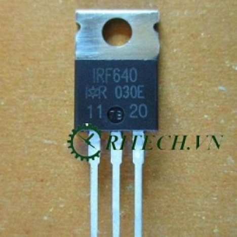 Chuyên cung cấp IRF640 MOSFET KÊNH N 18A 200V TO-220 giá rẻ