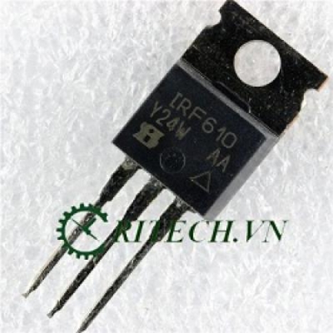 Chuyên cung cấp IRF610 MOSFET KÊNH N 3.3A 200V TO-220 giá rẻ