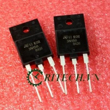 Chuyên cung cấp 3N150, STFW3N150 MOSFET NGUỒN KÊNH N 2.5A 1500V giá rẻ