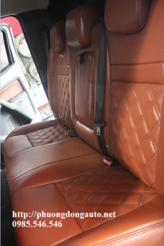 Bọc ghế da Singapore FORD RANGER 2016 2017 | Màu nâu đất cực đẹp
