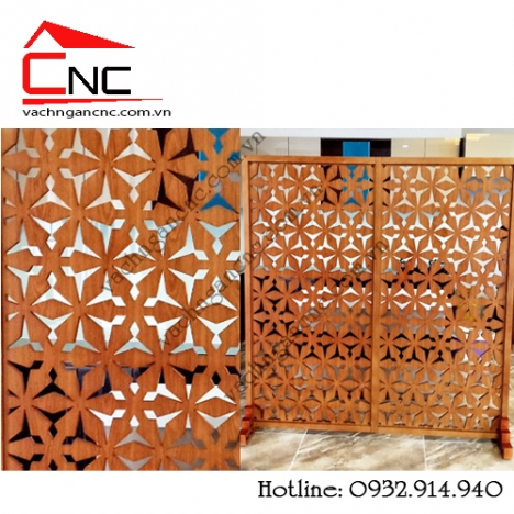Vách ngăn phòng cắt hoa văn cnc ở TPHCM
