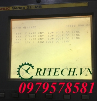 Sửa nhanh chóng máy khoan CNC Toyosk TVT302S lỗi 9051 SPN 1: Low Volt DC Link