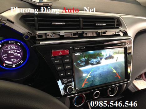 DVD Android theo xe Honda City 2014-2015-2016 + thẻ S1 - Camera hồng ngoại Led