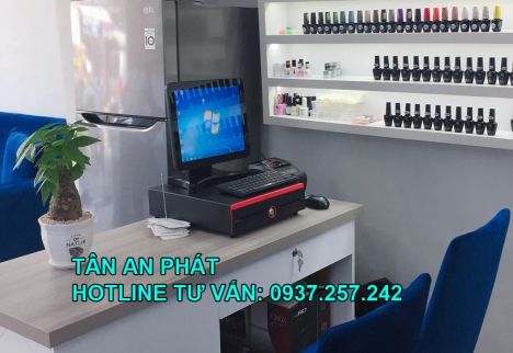 Nhận cung cấp, lắp đặt máy tính tiền trọn bộ cho salon tóc, tiệm nail, spa