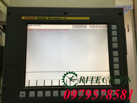 Sửa giá rẻ máy khoan Robodrill Fanuc α-T21iC lỗi SP9003: 03 DC-Link Fuse is Broken