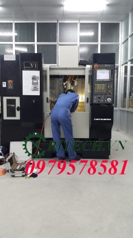 Chuyên sửa chữa uy tín giá rẻ máy phay CNC Mitsubishi V1 lỗi trục chính tại Đông Anh, Hà Nội