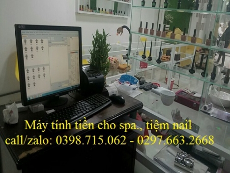 Máy tính tiền giá rẻ cho spa, nails tại rạch gía  