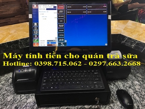 Cung cấp máy tính tiền giá rẻ cho quán trà sữa tại Rạch Gía 