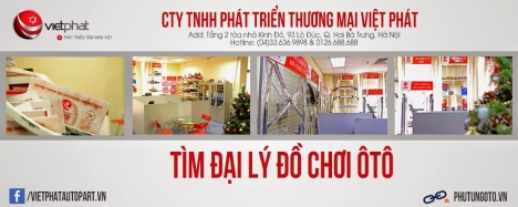 THƯ MỜI ĐẠI LÝ PHÂN PHỐI PHỤ TÙNG VÀ ĐỒ CHƠI Ô TÔ