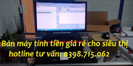  Trọn bộ máy tính tiền cho siêu thị, tạp hóa tại Rạch Gía 