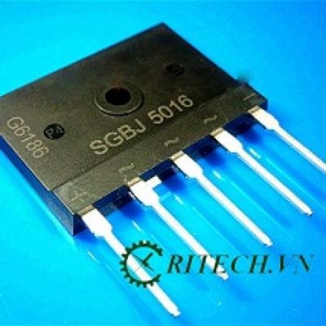 Chuyên cung cấp SGBJ5016 DIODE CẦU 3 PHA GUERTE 50A 1600V ZIP-5 chất lượng cao,chính hãng
