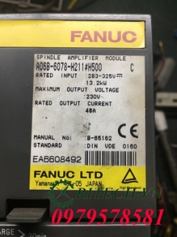 Chuyên sửa Spindle Amplifier Fanuc A06B-6078-H211#H500 lỗi 12 nhanh chóng giá rẻ