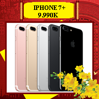 Bình dương bán iphone 7 plus 128gb chỉ 9.990k - trả góp 0% lãi suất