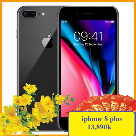 Bình dương bán trả góp iphone 8 plus 64gb chỉ 13.6990k - trả góp 0% lãi suất