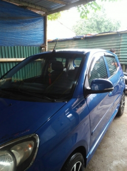 Bán xe kia moning đời 2011 màu xanh