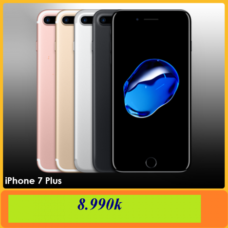 Bình dương bán trả góp iphone 7 plus 32gb 0% - chỉ 8.990k