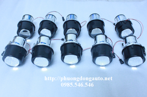 Độ bi pha Xenon siêu sáng cho Hyundai Grand I10