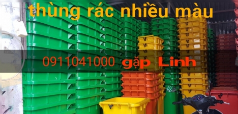Quận 1: Bán thùng rác nhựa HDPE 120L, 240L,.. chính hãng giá tốt