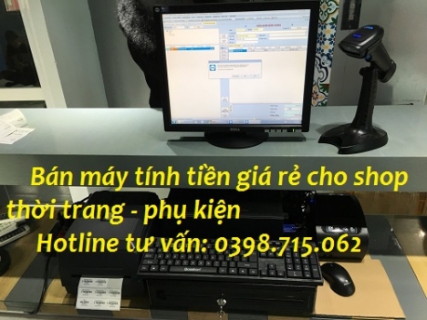 Cung cấp máy tính tiền cho shop phụ kiện, mỹ phẩm tại Rạch Gía 