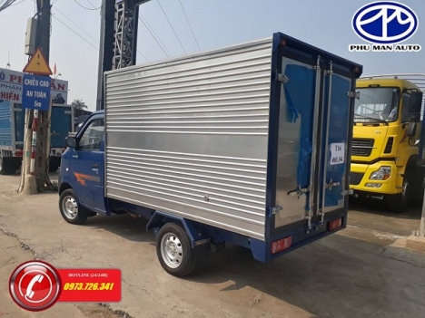 Xe tải Dongben 770kg thùng kín đời 2019.
