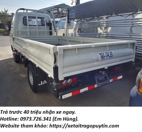 Xe tải JAC 990kg thùng dài 3m2, bánh đôi.