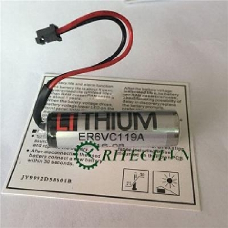 Chuyên cung cấp ER6VC119A 3.6V PIN CHO SERVO MITSUBISHI MR-J3