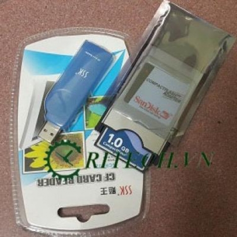 BỘ FULL THẺ NHỚ, ADAPTER, ĐẦU ĐỌC THẺ CF CHO MÁY CNC
