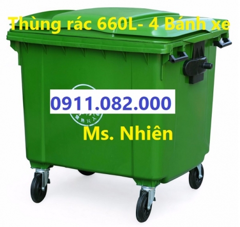 Bán thùng rác 120 lít nhựa màu xanh cam giá rẻ kiên giang- thùng rác giá sỉ lẻ