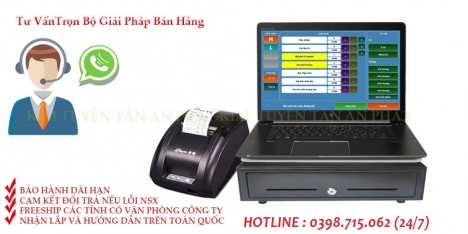 Thanh lý máy tính tiền giá rẻ tại kiên giang cho quán cafe 