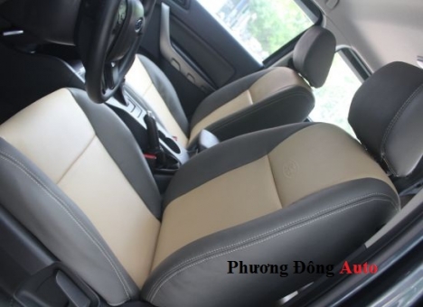 Bọc ghế da thật công nghiệp Ford Everest | Bọc đệm da Ford Everest