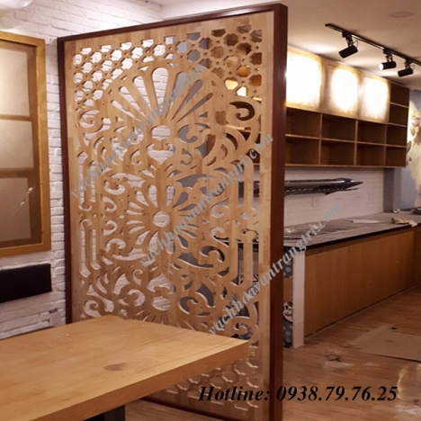 Kết hợp trang trí nhà với vách ngăn cnc bằng gỗ công nghiệp giá rẻ