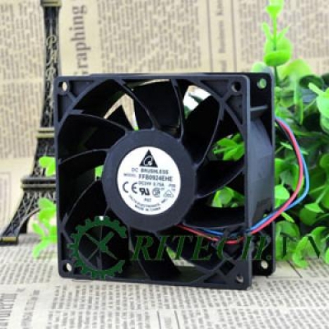 FFB0924EHE QUẠT DC 3 DÂY 24V 0.75A 90X90X38MM chính hãng