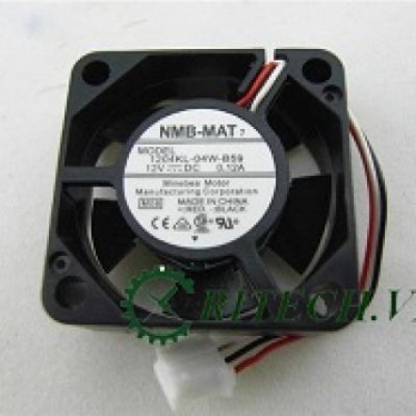 1204KL-04W-B59 QUẠT NMB-MAT DC 12V 0.12A KÍCH THƯỚC 30X30X10MM