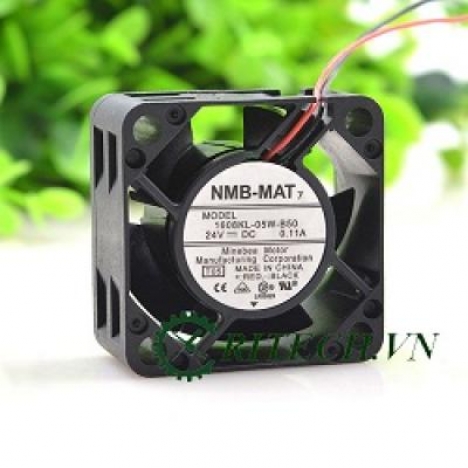 QUẠT DC 2 DÂY NMB 1608KL-05W-B50 24V KÍCH THƯỚC 40X40X20MM