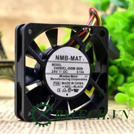 QUẠT 3 DÂY NMB 2406KL-05W-B59 24V 0.13A