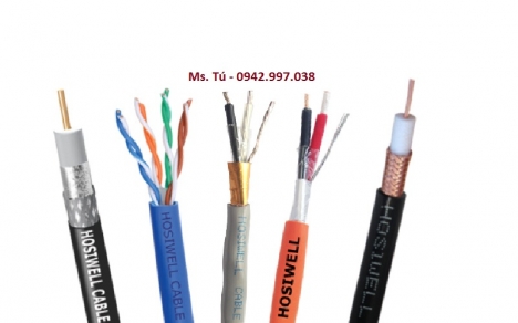 Cáp chống nhiễu Hosiwell 2Cx18AWG chậm cháy, chống cháy lan